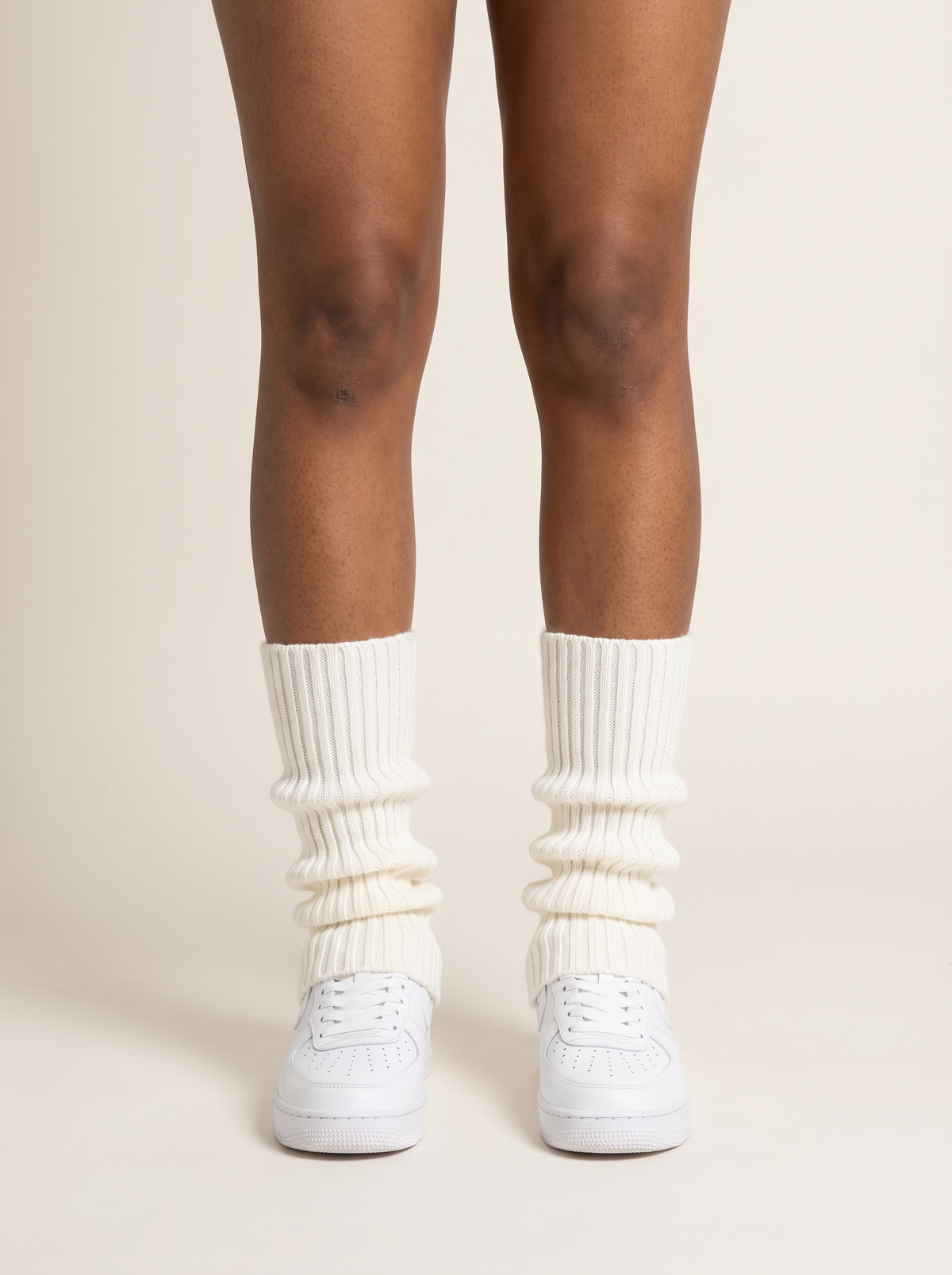 57cm Knitted Lolita Leg Warmers worn