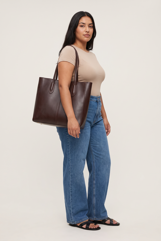 Vintage Large Capacity Tote Bag full look