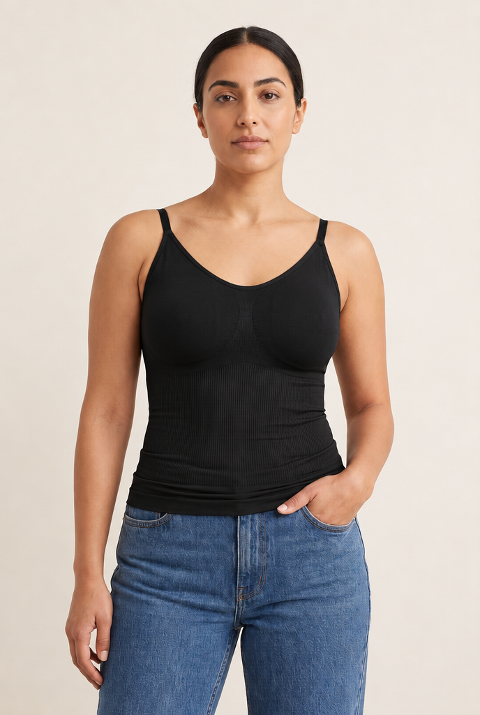 Seamless Shaping Bodysuit in Black