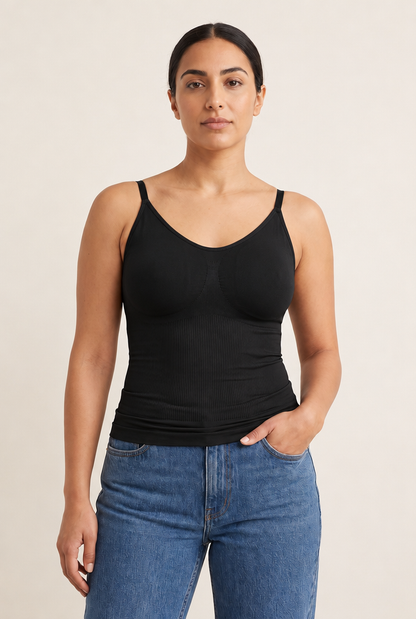 Seamless Shaping Bodysuit in Black