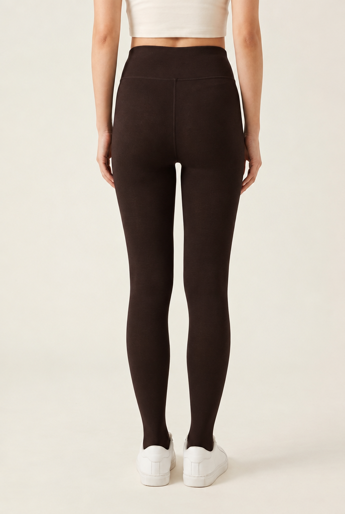 Fleece Lined Tights in Deep